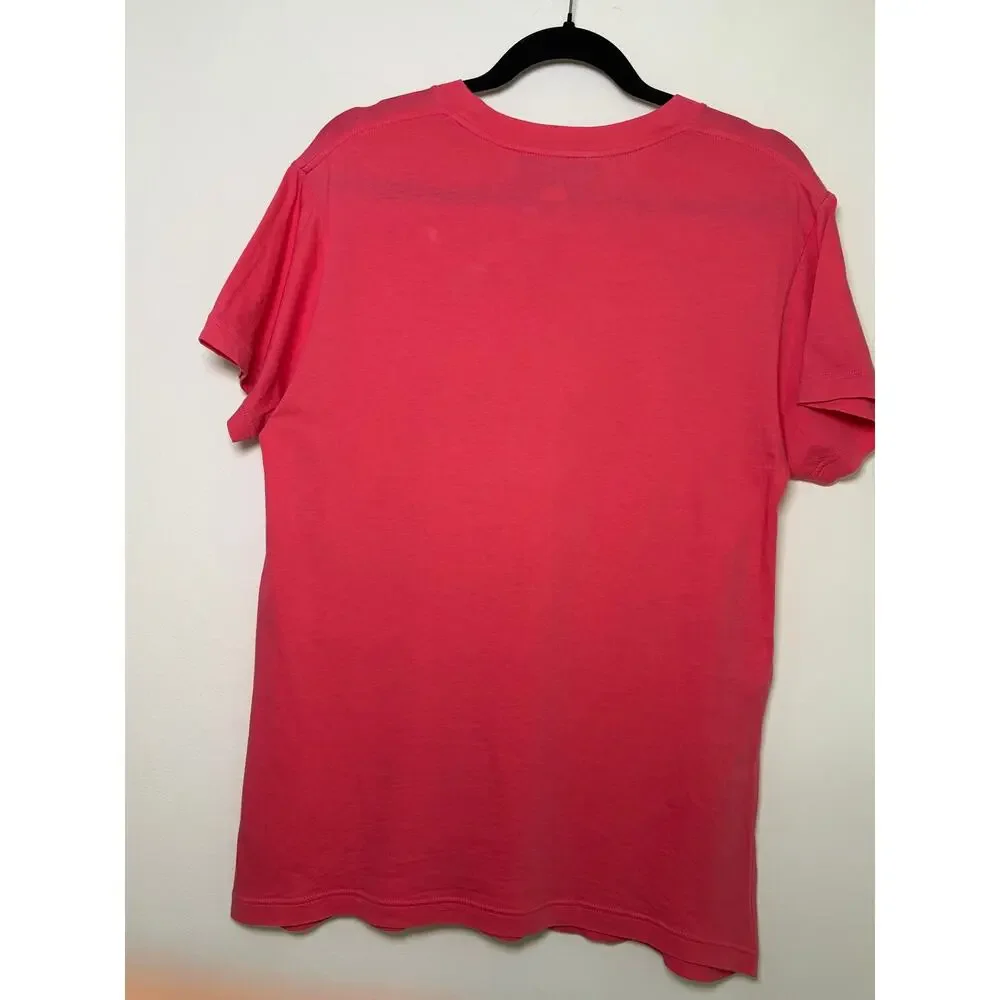 Gucci Pink Tennis Racket Embroidered T-shirt  - Size XS